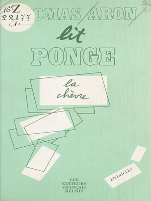 cover image of L'Objet du texte et le texte-objet